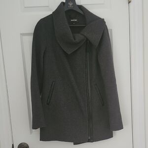 Gray Women's Trench Coat